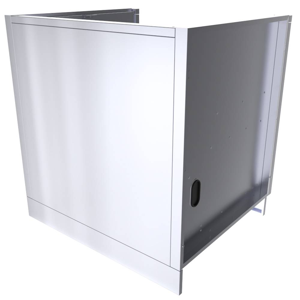Sunstone 33″ Power Burner Base Cabinet – SAC33PBDC - Backside View