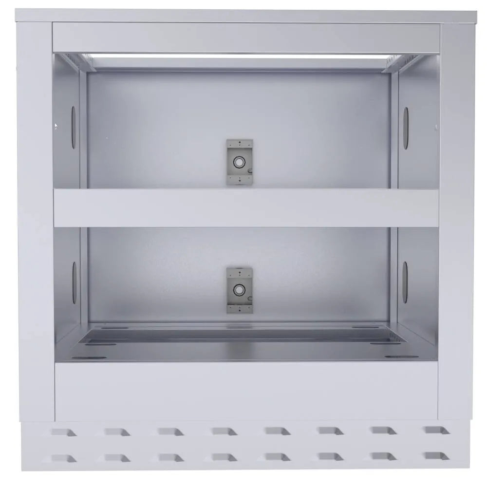 Sunstone 34″ Double Warming Drawer Cabinet – SAC34DWC - Back View