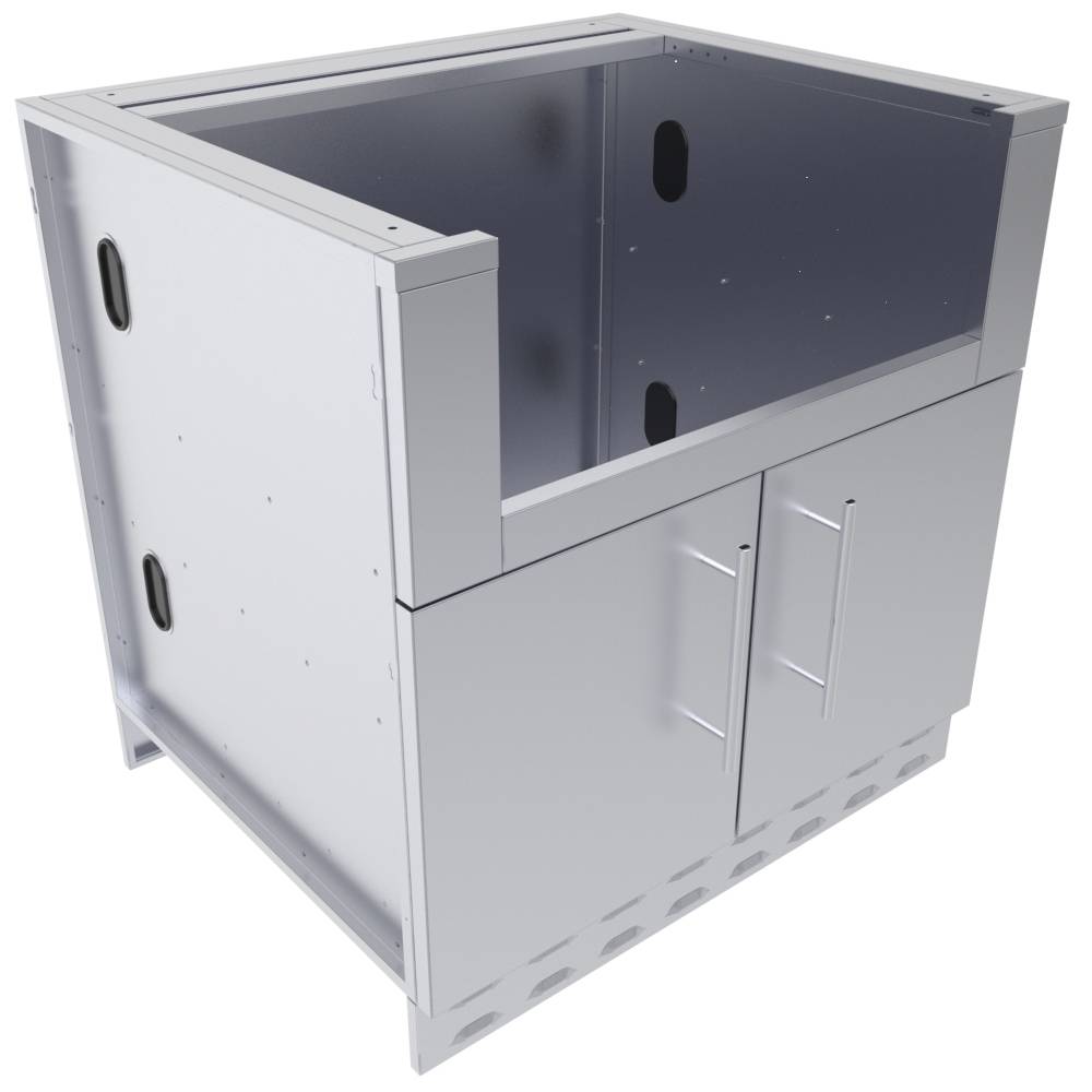 Sunstone 34″ Hybrid Grill & Bar Center Cabinet – SAC34CGDC - Front Angled View