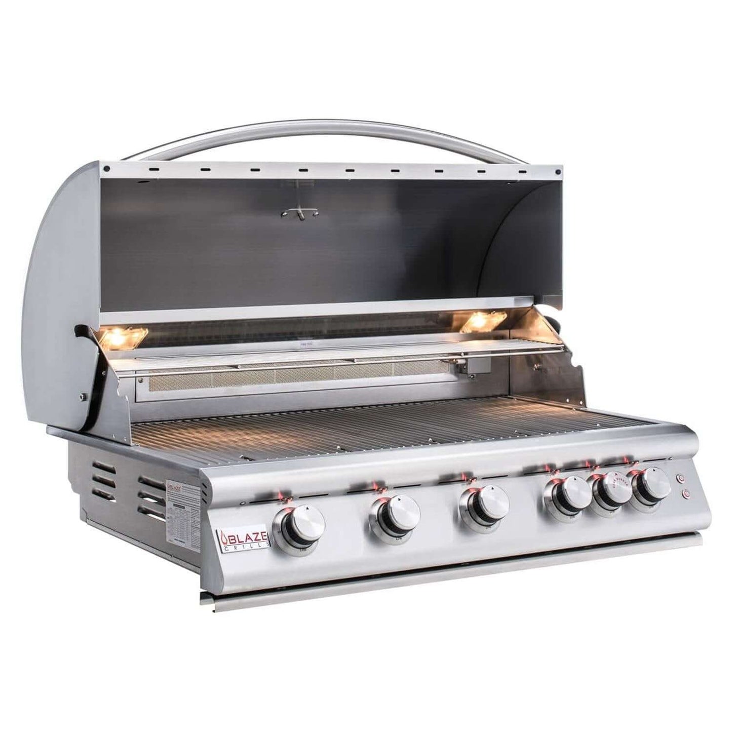 Blaze - BLZ-5LTE2-LP - Premium LTE 40-Inch 5-Burner Built-In Propane Gas Grill With Rear Infrared Burner & Grill Lights