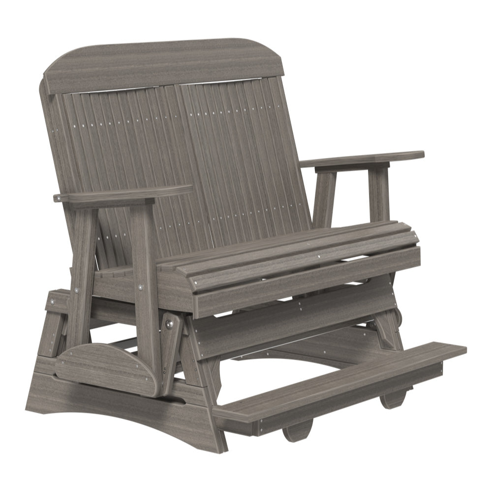 LuxCraft 4′ Classic Balcony Glider - 4CPBAG - Coastal Gray