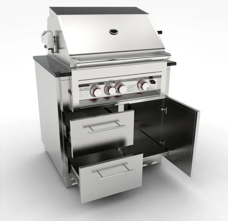 34″ Sunstone Gas Grill Base Cabinet – SAC34GLPCD - Grill on It