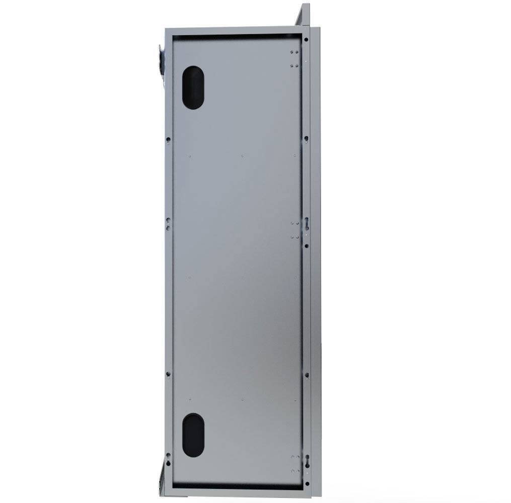 Sunstone 24″ Full Height Double Door Cabinet w/Four Shelves – SWC24FDD - Side View