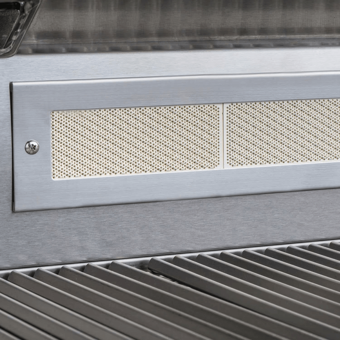 Blaze - BLZ-4LTE3MG - Premium LTE Marine Grade 32-Inch 4-Burner Built-In Gas Grill - Rear Rotisserie Burner Closeup