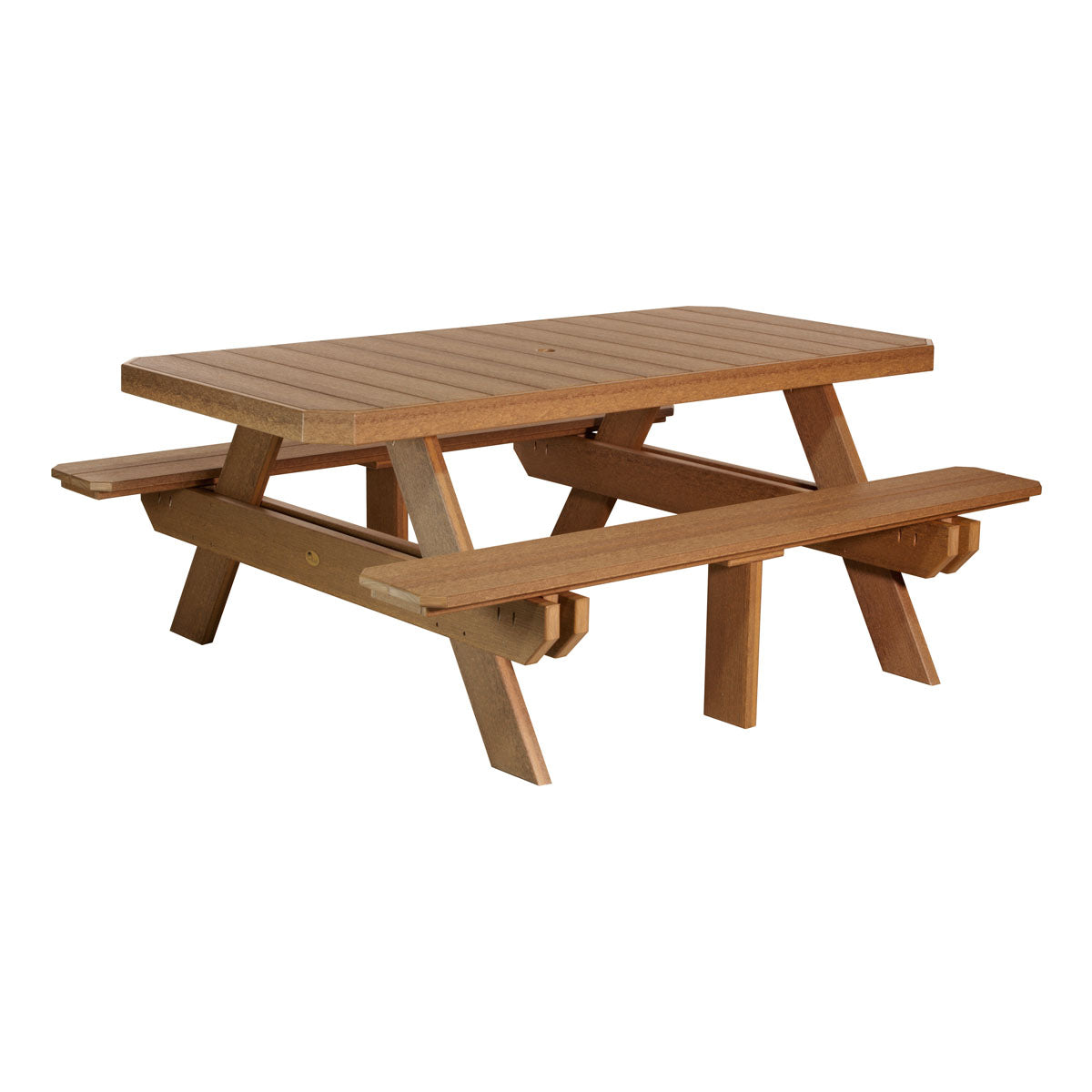 LuxCraft 6′ Rectangular Picnic Table - P6RPT