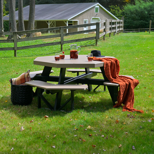 LuxCraft Octagon Picnic Table - POPT