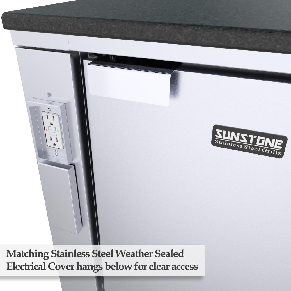 Sunstone 4″ Combo Left & Right Appliance Partition Panels Package – SCC4SPEL & SCC4SPER - Electric Switch