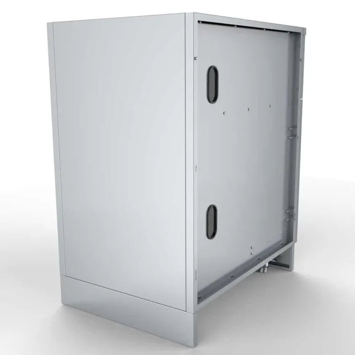 Sunstone 20″ Appliance Cabinet for UpTo 14-1/2 In. Cut-Out Width Appliance or BarStation w/Left Swing Door – SAC20CSDL - Angled Back View