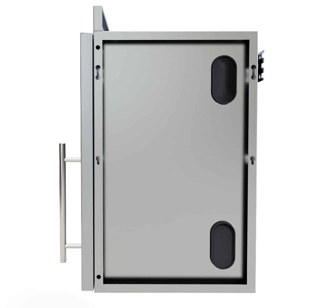 Sunstone 18″Upper Wall Left Swing Door Cabinet – SWC18CSDL - Side