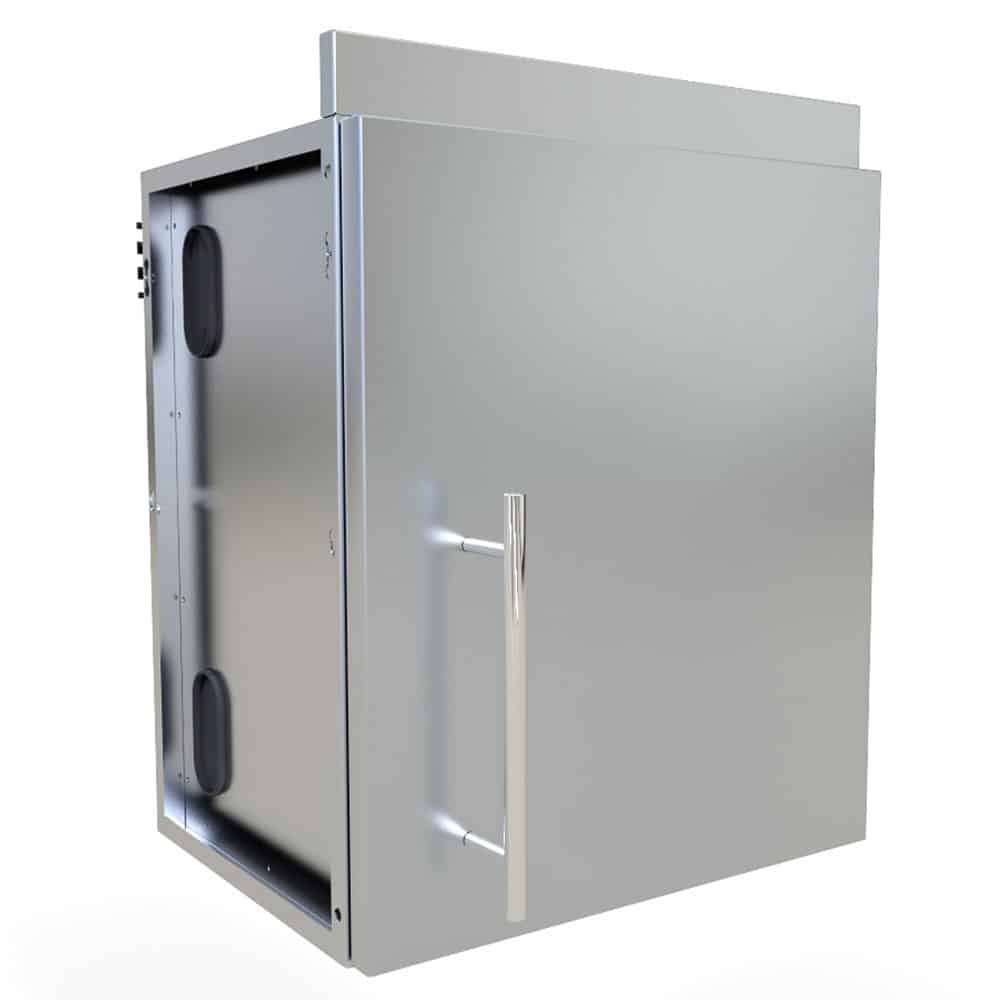 Sunstone 18″ Upper Wall Right Swing Door Cabinet – SWC18CSDR - Angled