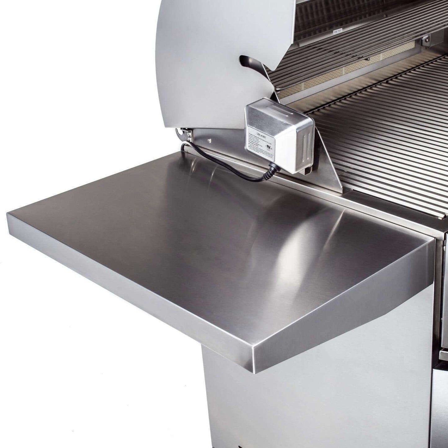 Blaze BLZ-3PRO Professional LUX 34-Inch 3-Burner Gas Grill With Rear Infrared Burner - Stainless Steel Side Shelf