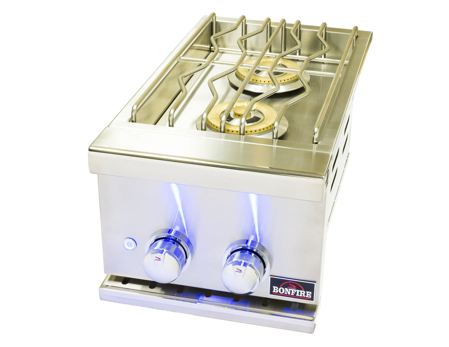 Bonfire Built-in Prime Double Side Burner For Kitchen - CBAPDSB - Detailed View