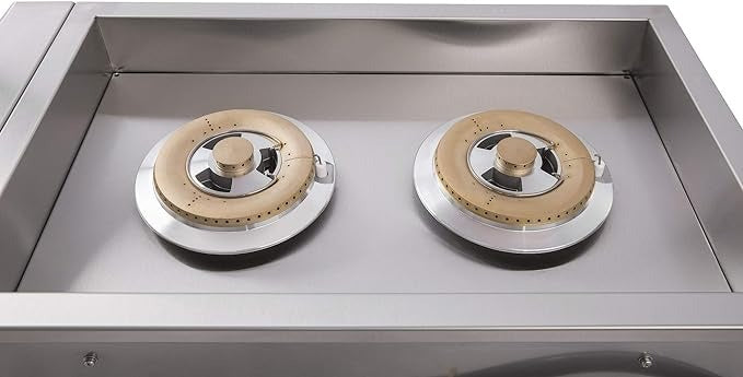 Bonfire Built-in Double Side Burner For Kitchen - CBADSB - Just Burner View