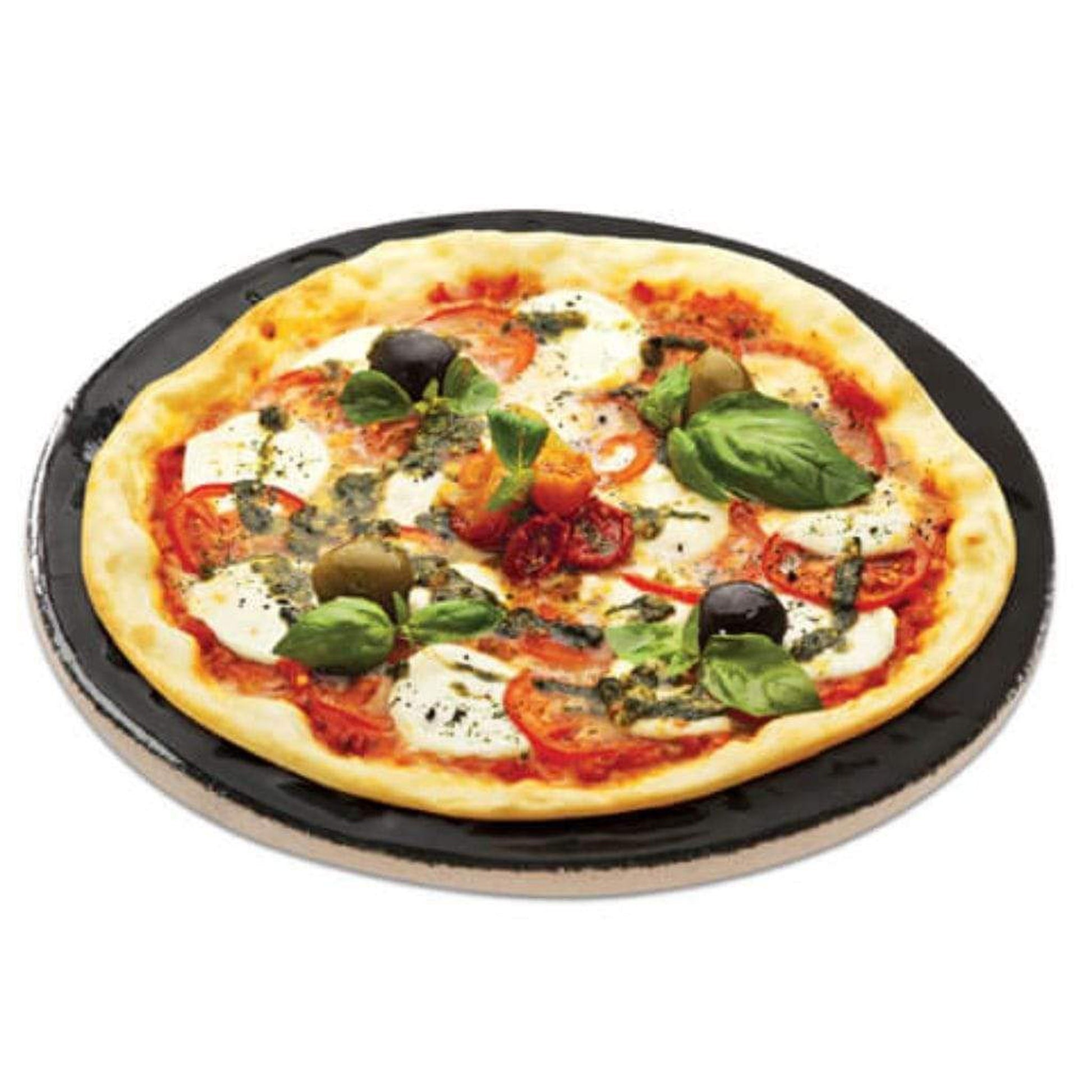 Primo Grill 16" Glazed Ceramic Baking Stone - PG00338 - Lifestyle