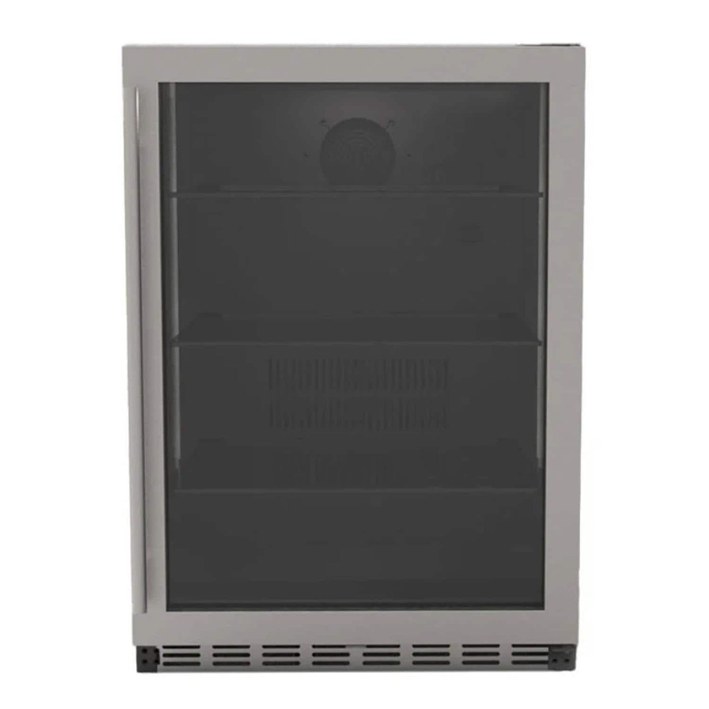 Summerset RFR-24G 24 Inch Outdoor Rated Refrigerator w/ Glass Door - Display - White Background