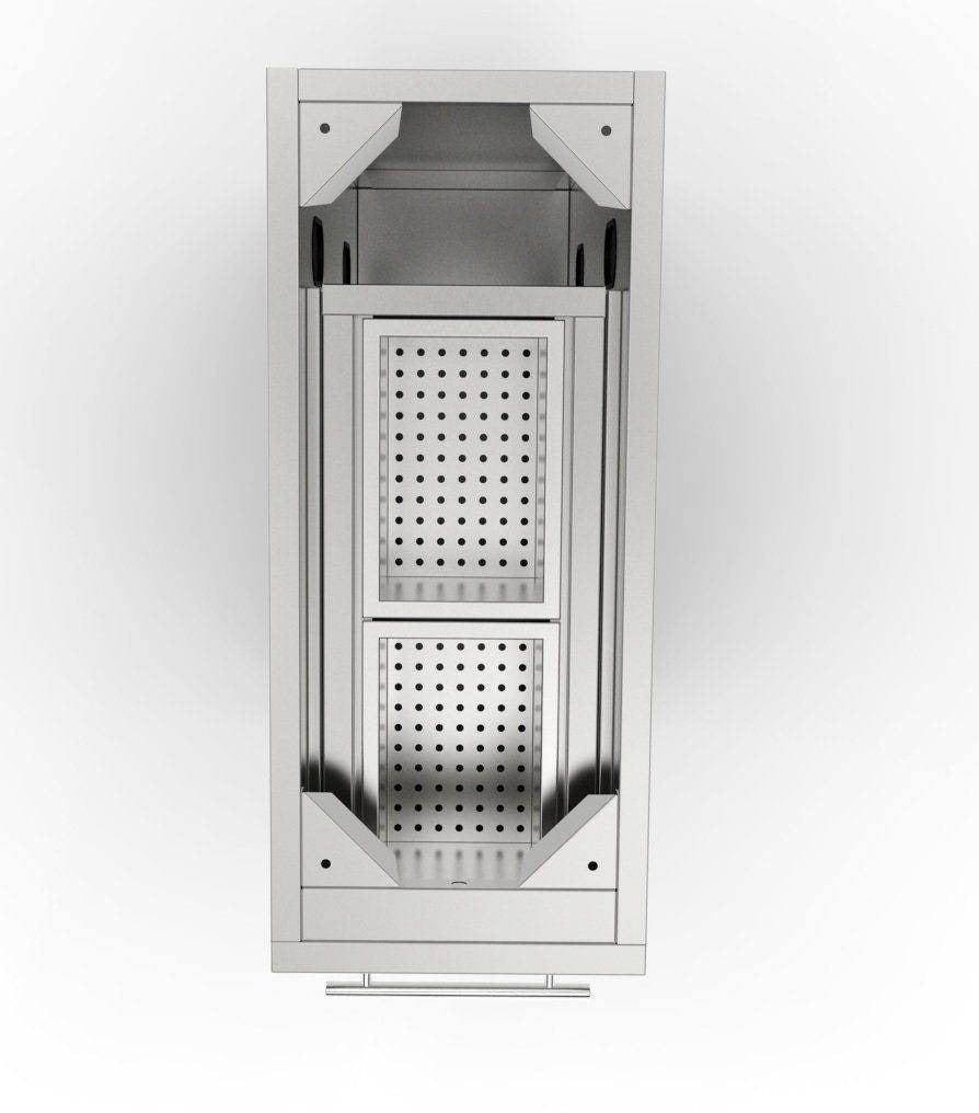 Sunstone 12″ Spice Rack Drawer w/Two Removable Bins – SBC12SSRD - Top View