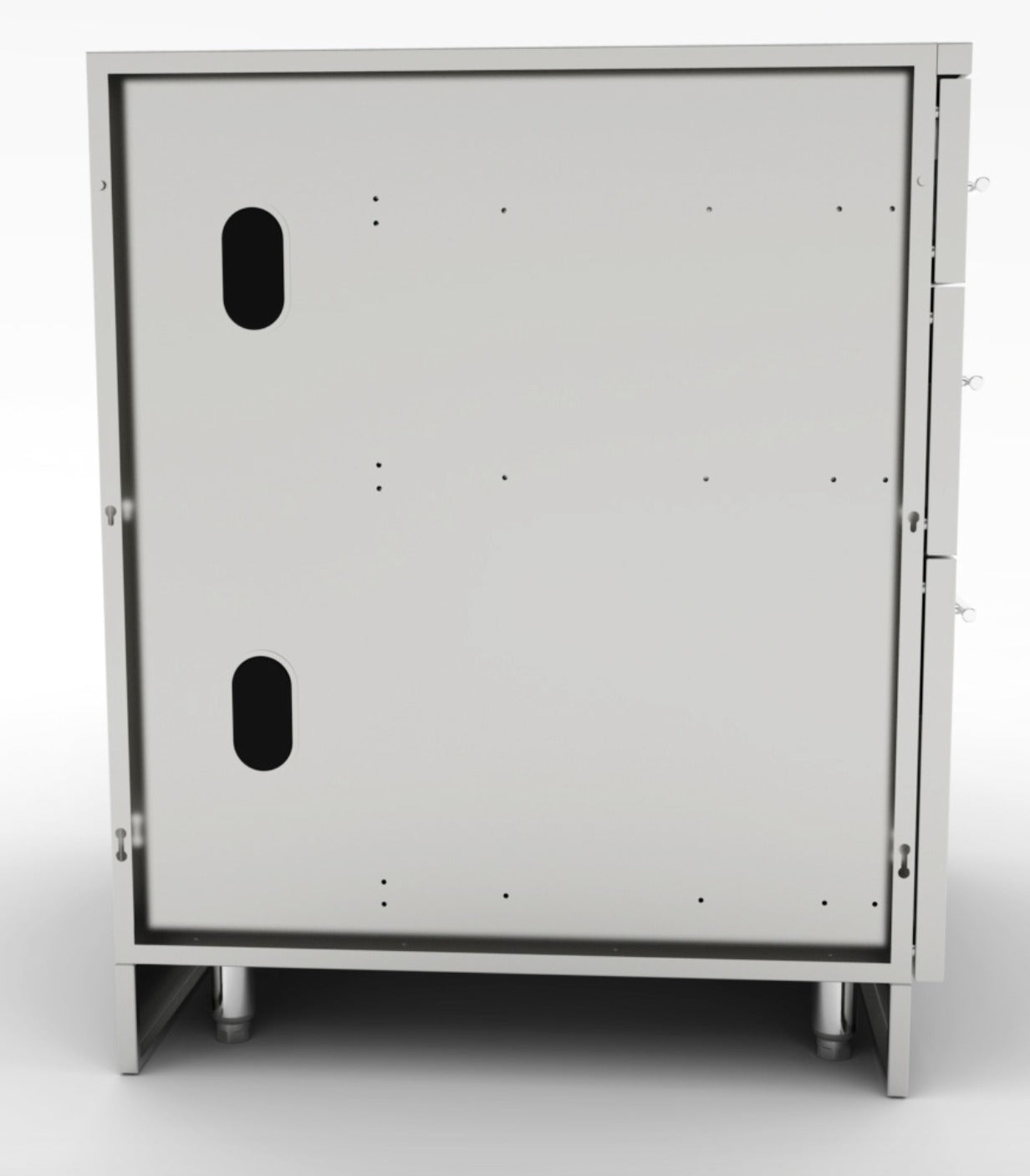 Sunstone 24" Full Double Door Base Cabinet SBC24FDD - Side