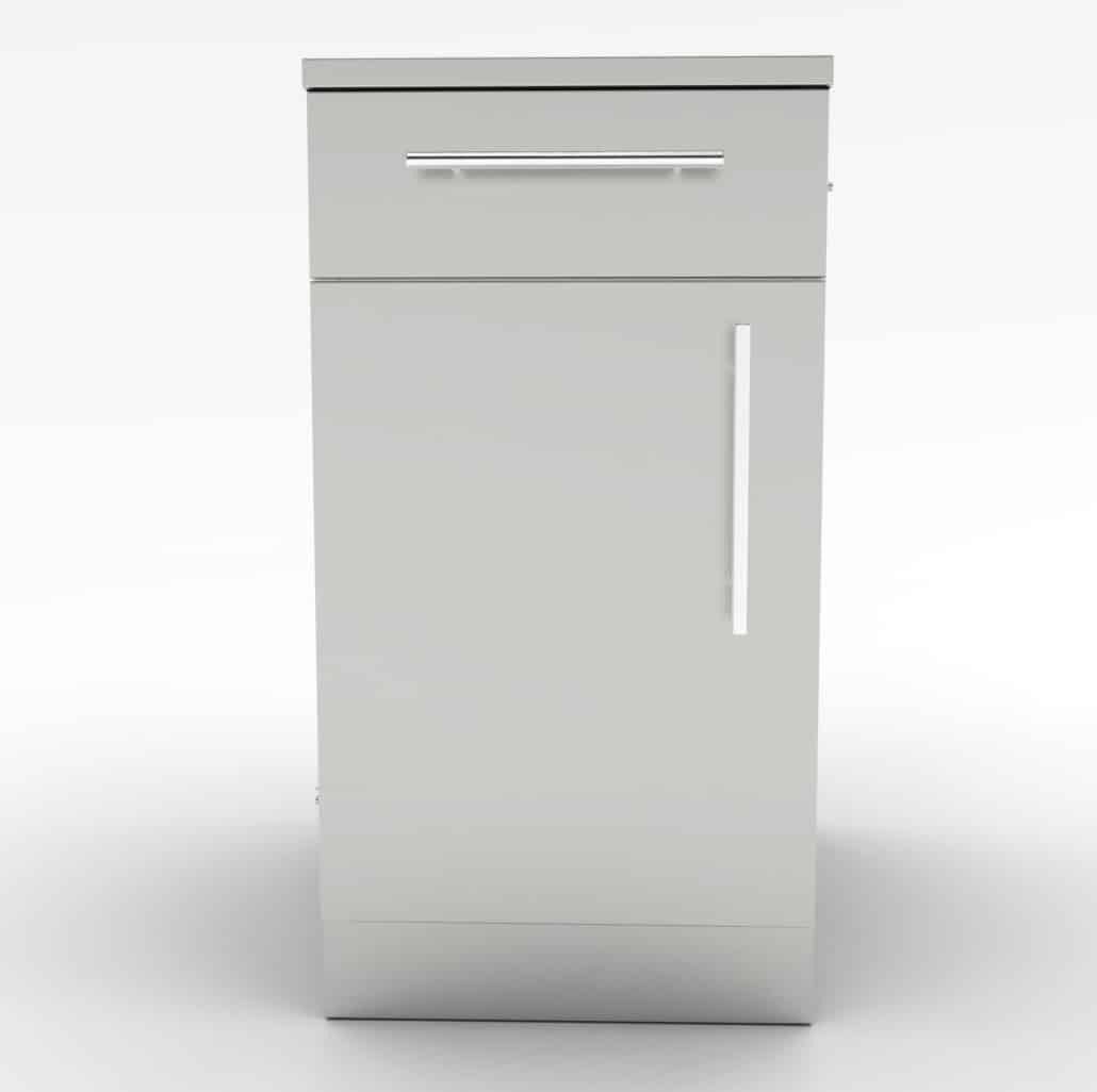Sunstone 18″ Left Swing Door Cabinet w/Top Drawer & Shelf – SBC18CSDL - Front View