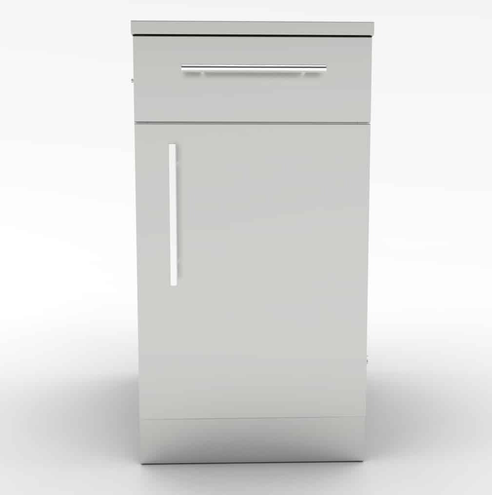 Sunstone 18″ Left Swing Door Cabinet w/Top Drawer & Shelf – SBC18CSDR - Front View