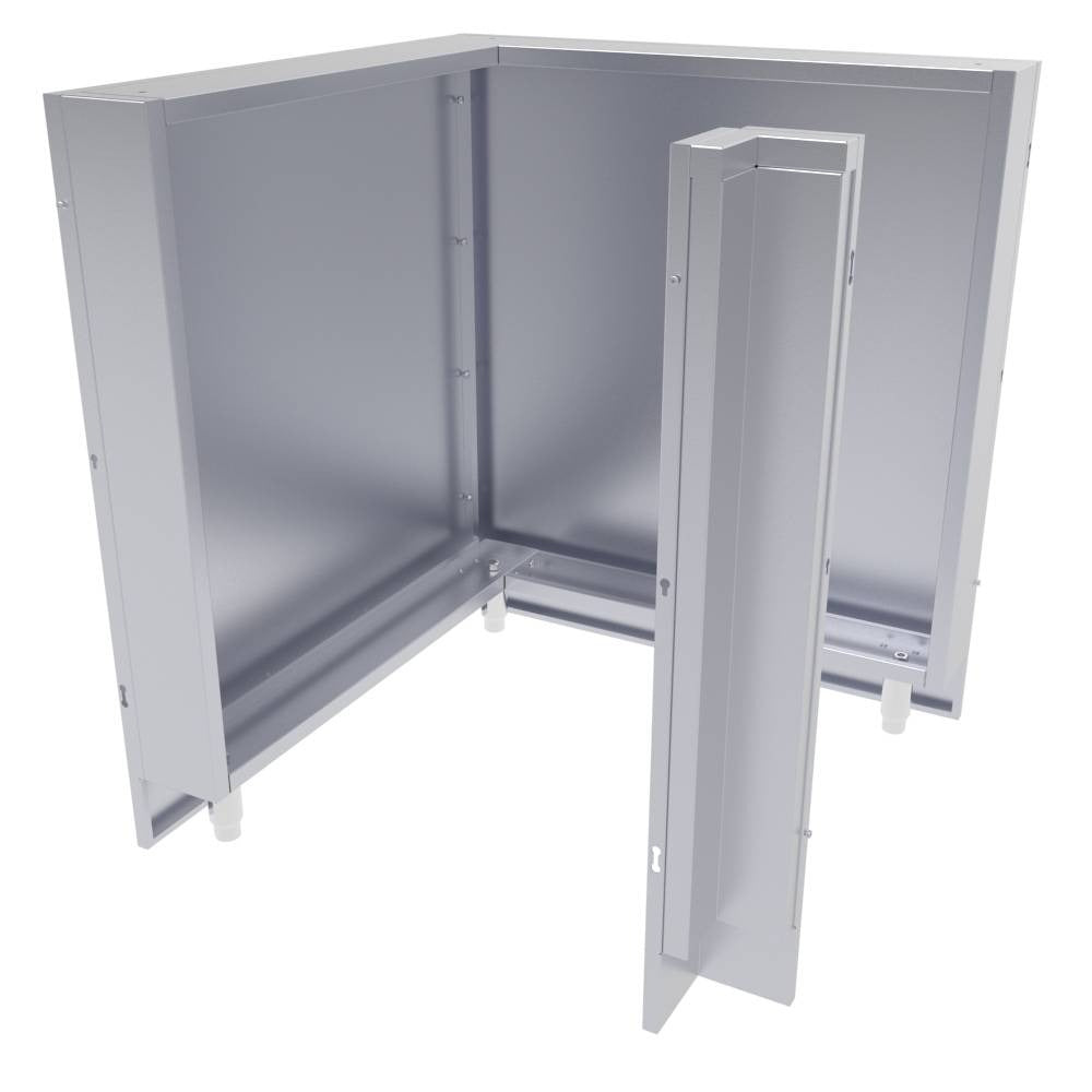 Sunstone 90 Degree 31” X 31” Component Cabinet Back Panel Package – SCC31BP90 - View