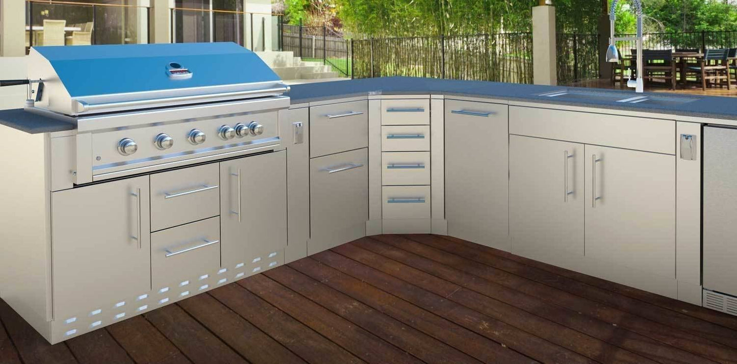 Sunstone 45 Degree Corner Cabinet w/Utility Access – SBC3C45 - Lifestyle