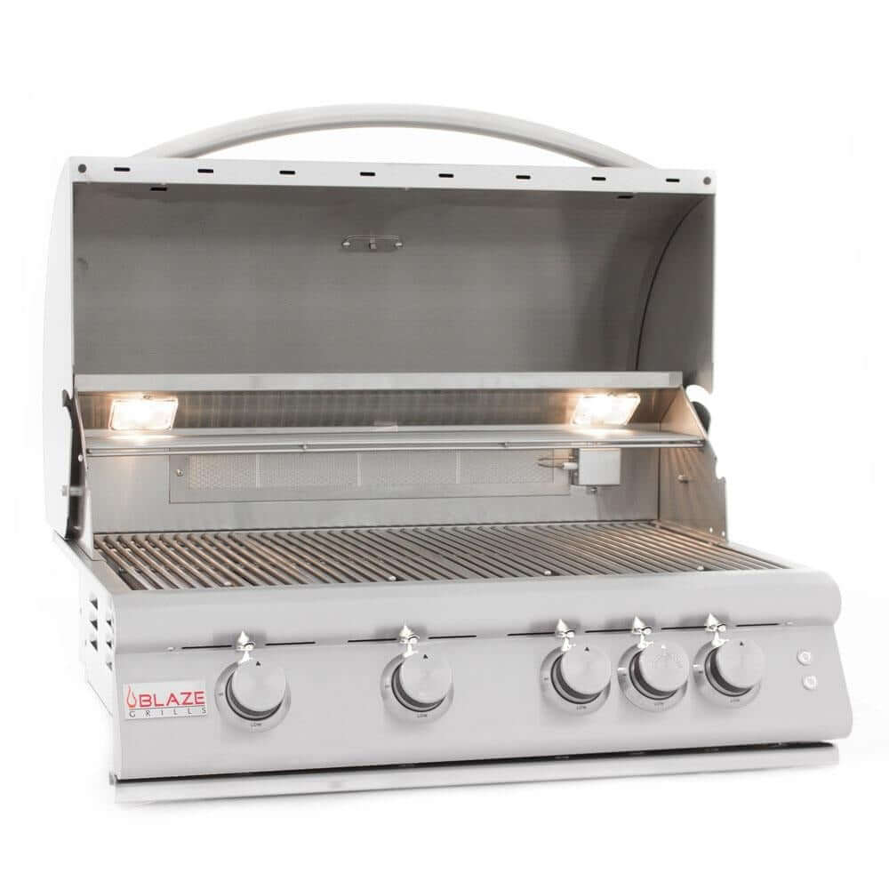 Blaze White LED Set for 3PRO - LEDs shown on open grill