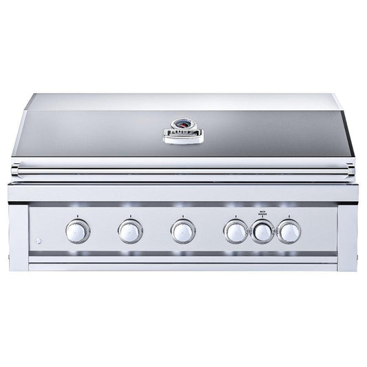 Sunstone Ruby5BIR Ruby 42-Inch 5-Burner Built-In Grill W/ Pro-Sear & Rotisserie - Hero