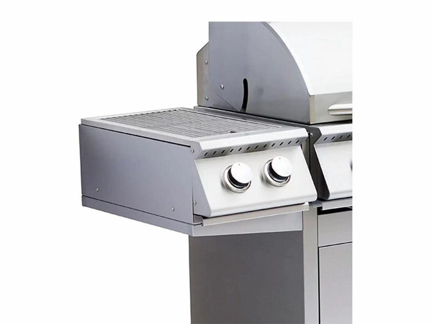 Summerset Grills Side Burner Bracket for Sizzler Carts - Right Side Mount - CART-SIZ-SB2BK-R - Installed Burner
