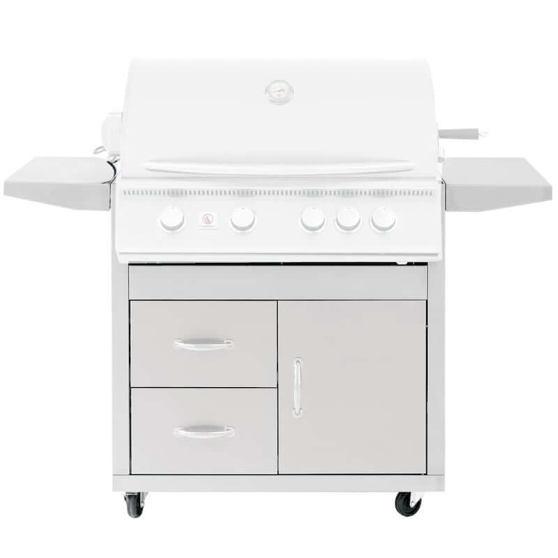 Summerset CART-SZR32-DC 32-Inch Grill Cart For Sizzler Pro Gas Grills