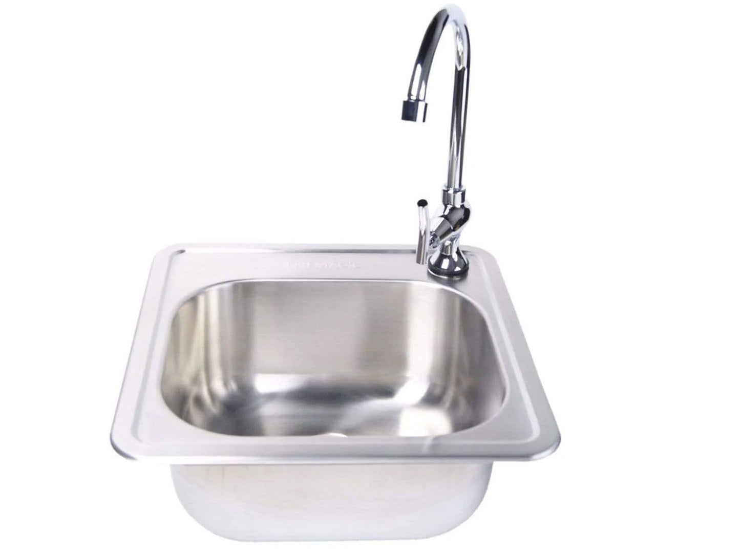 Fire Magic Stainless Steel Faucet - 3588 - Installed View