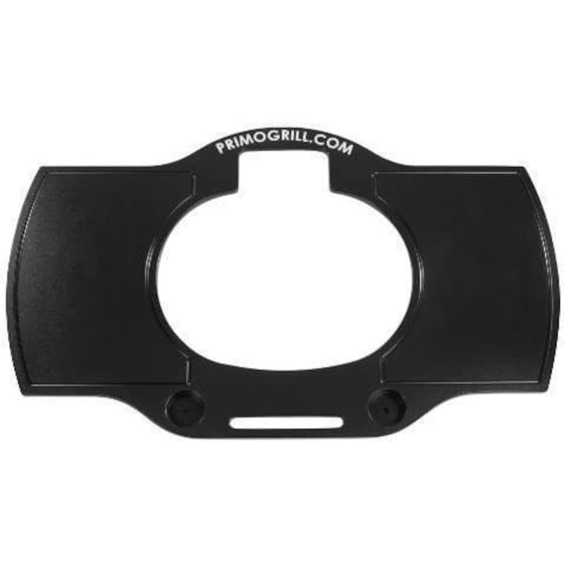 Primo PG00328 1-Piece Island Side Shelves with Cup Holders For 308/368 Steel Cart - Oval XL