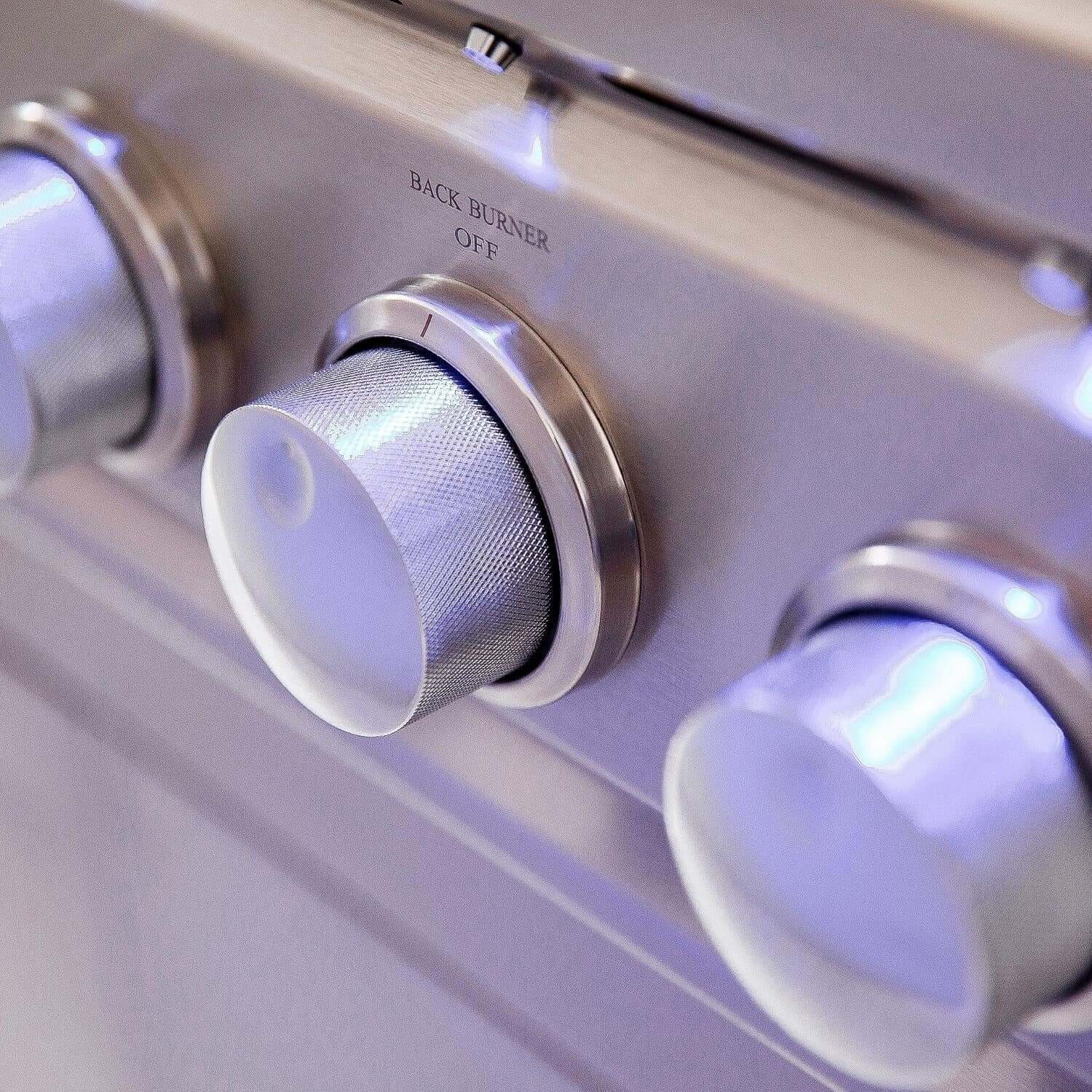 Summerset TRLD44 TRL Deluxe 44-Inch 4-Burner Grill With Rotisserie - Control Knobs