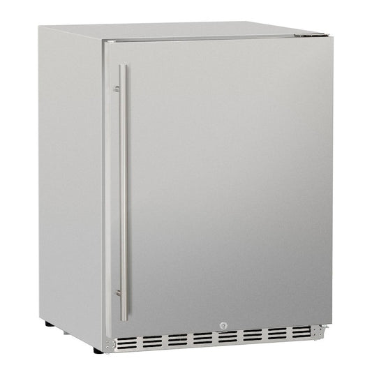Summerset SSRFR-24D 24-Inch 5.3 Cu. Ft. Deluxe Right Hinge Outdoor Rated Compact Refrigerator