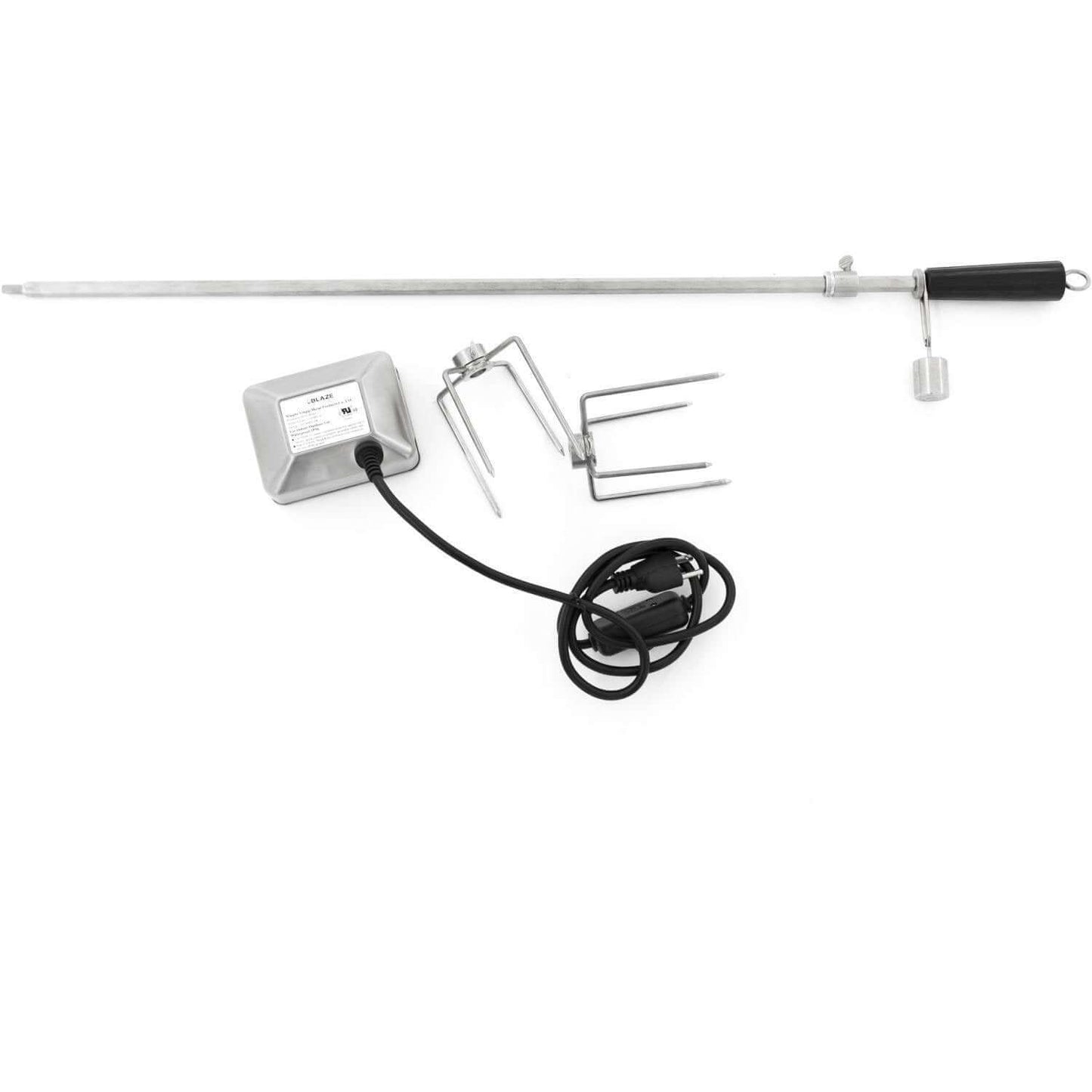 Blaze Rotisserie Kit For 32-Inch 4-Burner Gas Grill - BLZ-34-ROTIS-SS