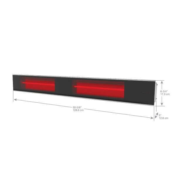 Dimplex X-DIR30A10GR DIR Series Infrared Heater - 3000W - 240V - Dimensions