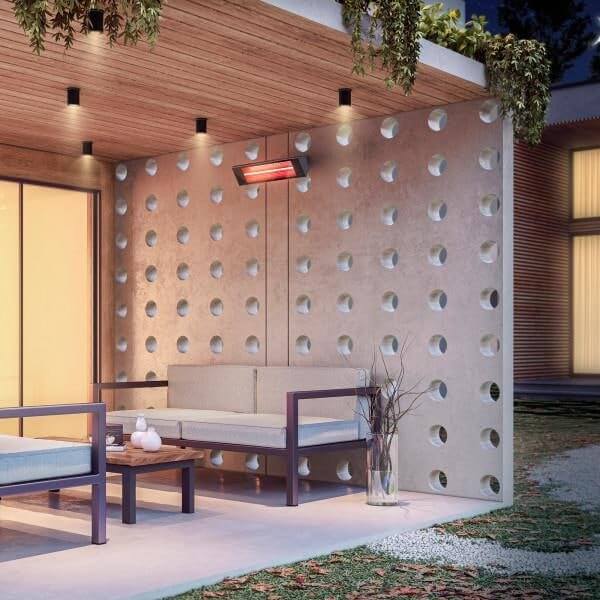 Dimplex X-DIR15A10GR DIR Series Infrared Heater - 1500W - 120V - Outdoor Kitchen