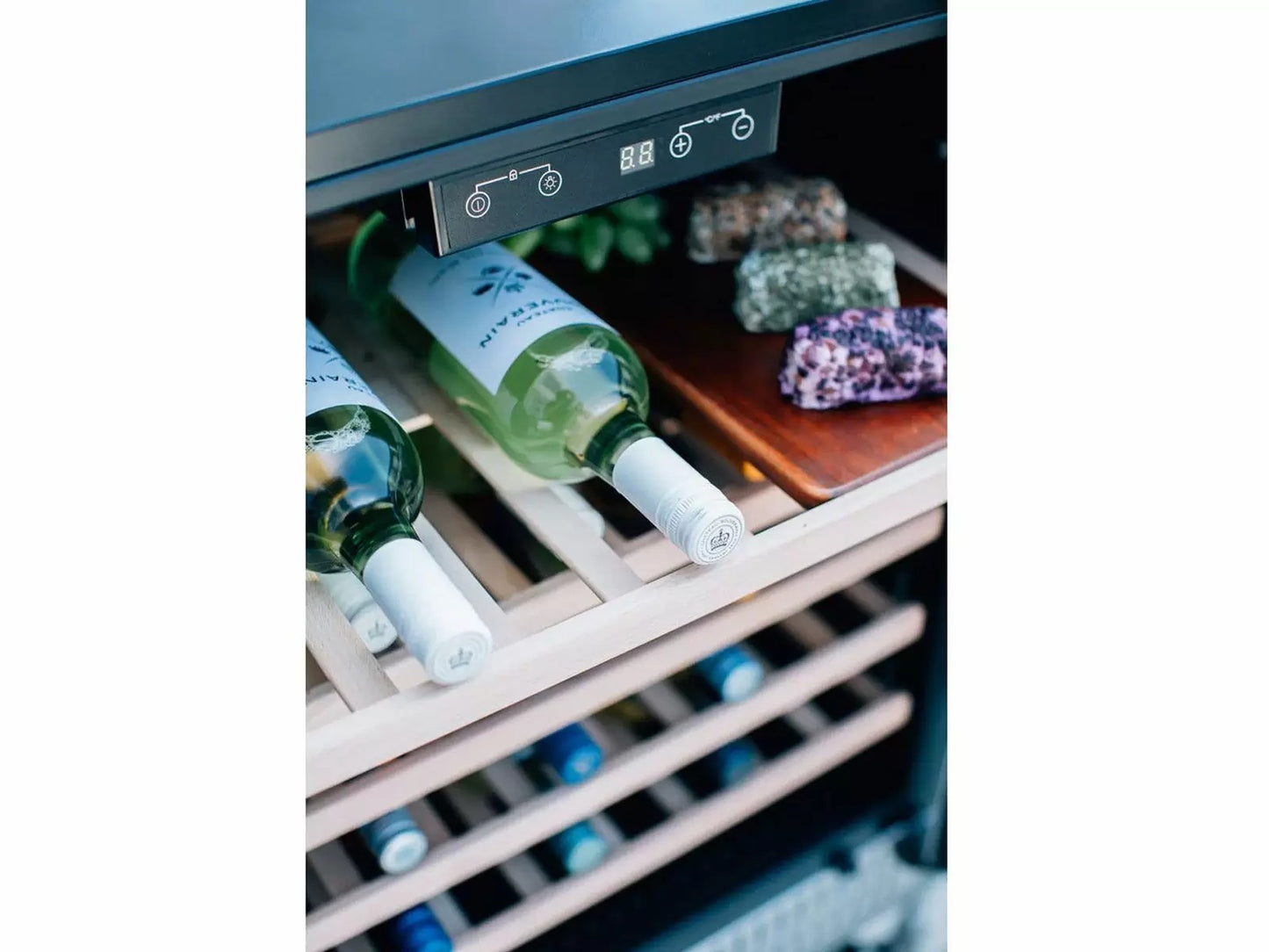 Summerset 24-Inch Outdoor Rated Wine Cooler - RFR-24W - Inside View