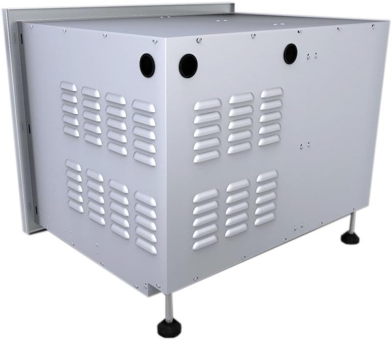 Sunstone Designer Series, Raised Style 30-Inch Liquid Propane Combo Triple Drawer - DE-LPCTD30 - Back Panel With Ventilation Holes