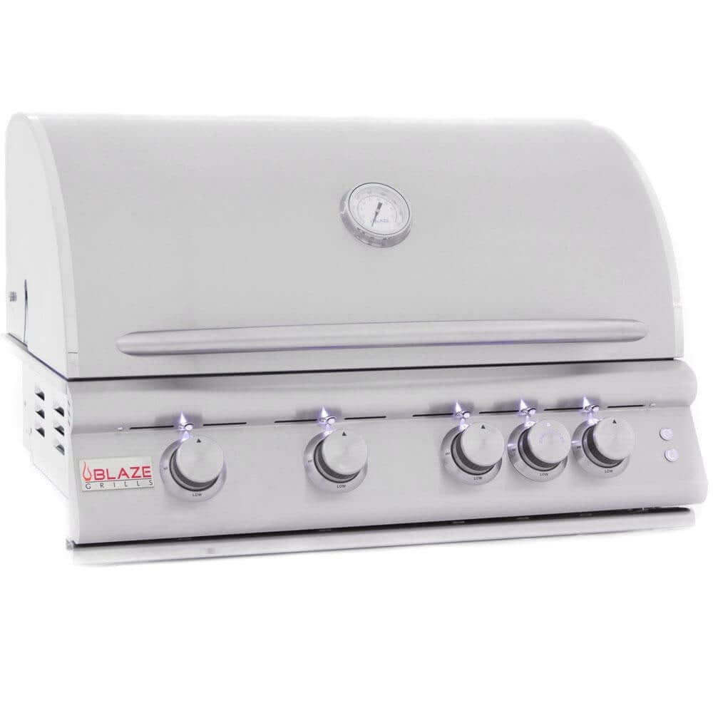 Blaze White LED Set for 5LTE - LEDs shown on closed grill