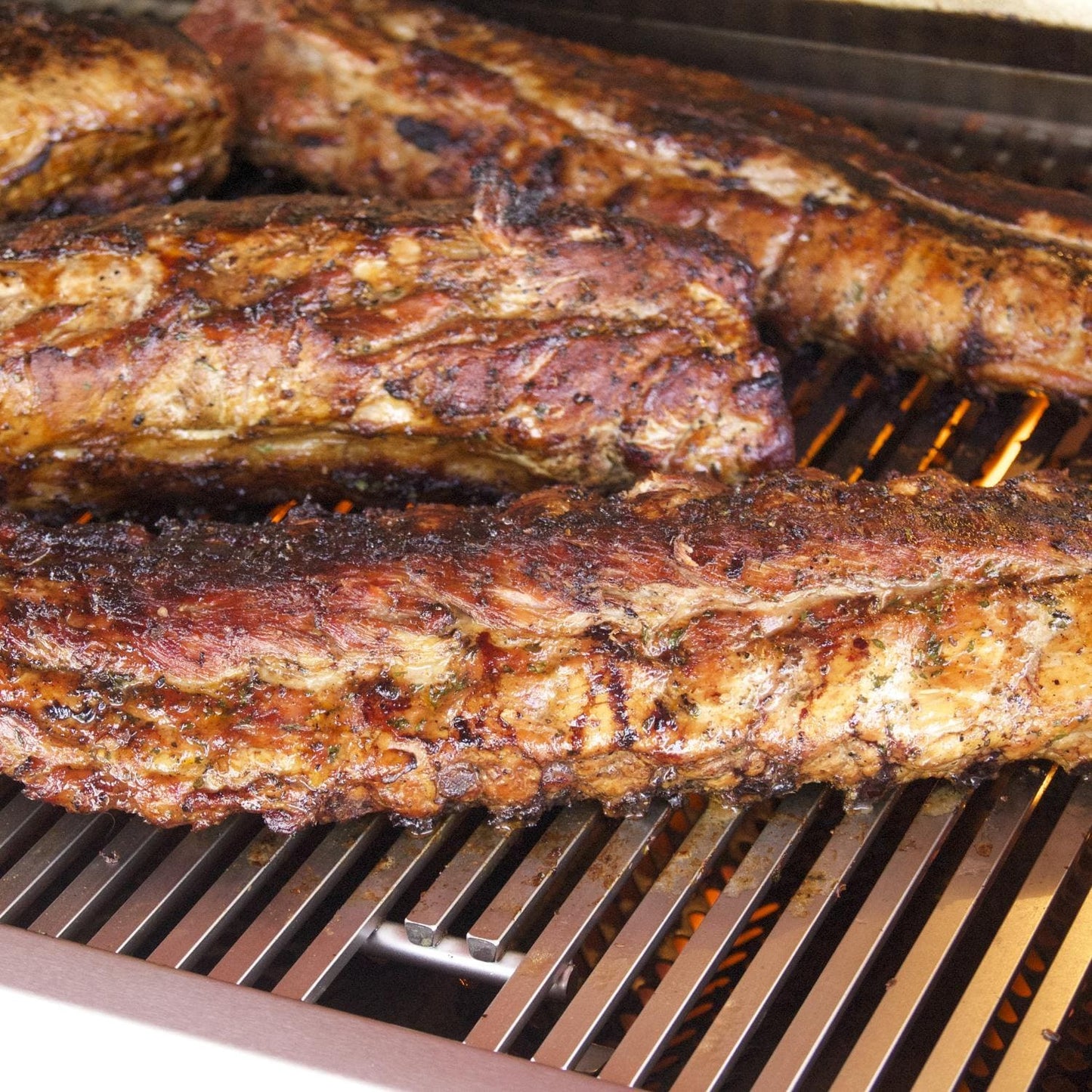 Fire Magic - C430S-RT1P-G6 - Choice 24-Inch Propane Gas Grill On In-Ground Post - Cooking Ribs