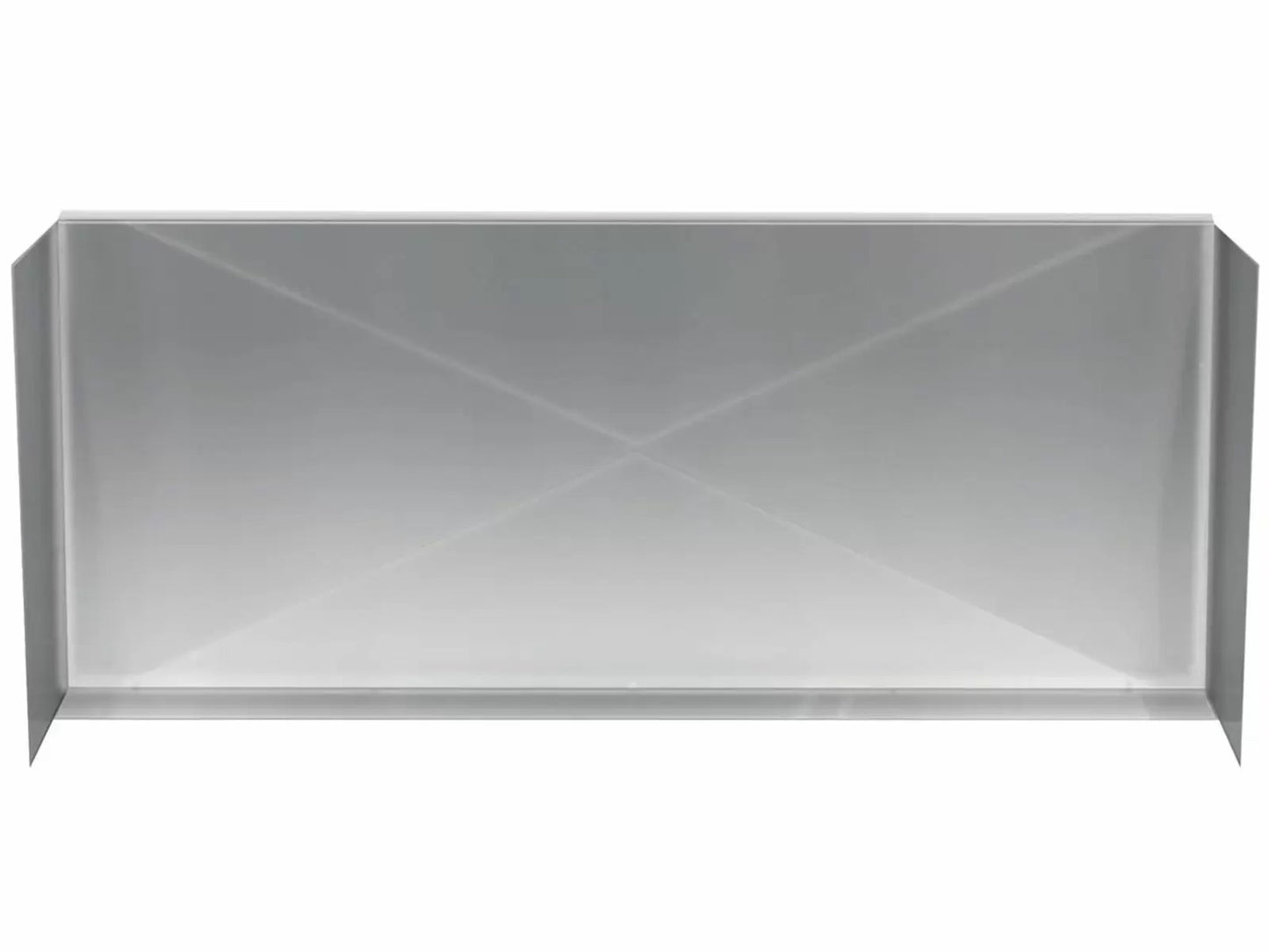 Summerset 48-Inch Stainless Steel Wind Guard - Fits 36-44" Grills - SSWG-48 - Front View