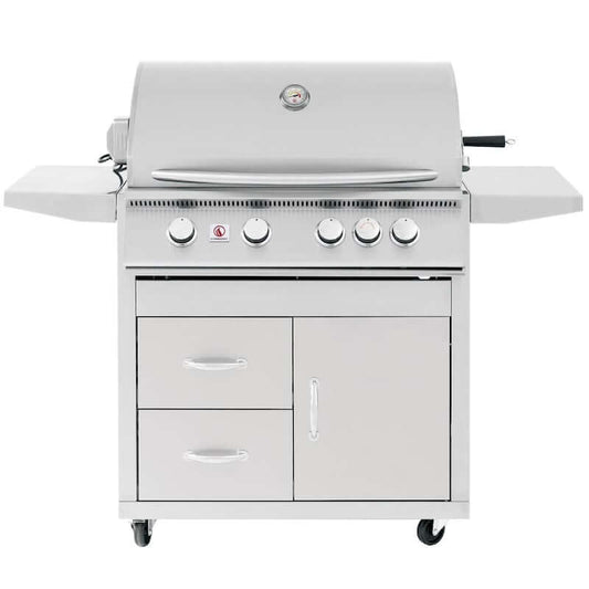 Summerset SIZPRO40 Sizzler Pro 40-Inch 5-Burner Grill With Rear Infrared Burner