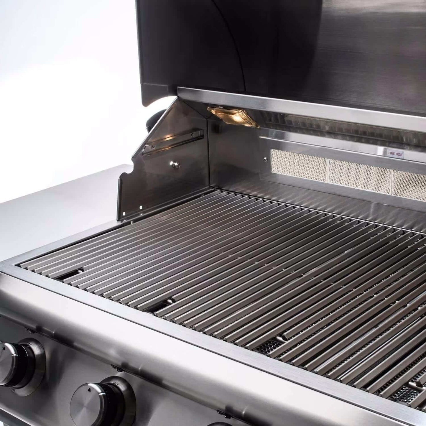 Blaze BLZ-5LTE3 Premium LTE+ 40-Inch 5-Burner Built-In Gas Grill With Rear Infrared Burner & Lift-Assist Hood - Lid Hinge - Detail