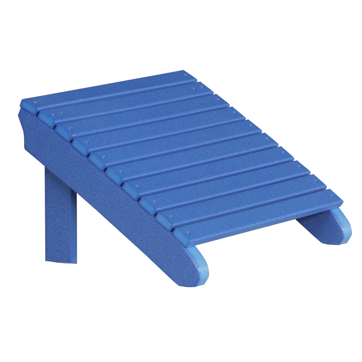 LuxCraft Deluxe Adirondack Footrest - PDAF - Blue