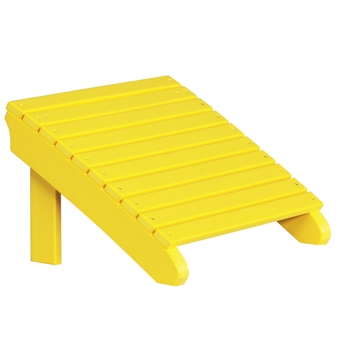 LuxCraft Deluxe Adirondack Footrest - PDAF - Yellow