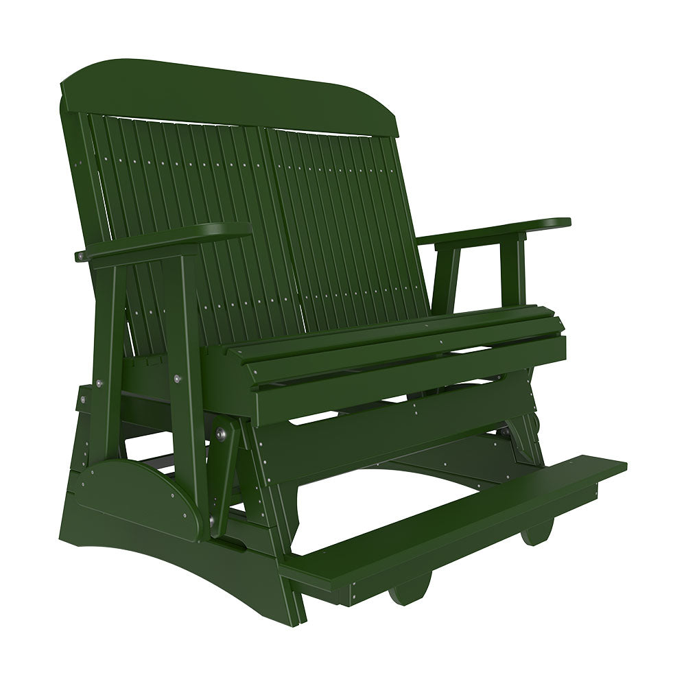 LuxCraft 4′ Classic Balcony Glider - 4CPBAG - Green