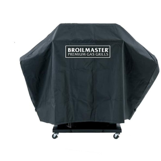Broilmaster Full Length Premium Grill Cover For P, T, And R Series On Cart With One Side Shelf - DPA-109