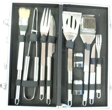 Sunstone 10 Piece BBQ Tool Set w/Carry Case - BBQTS10