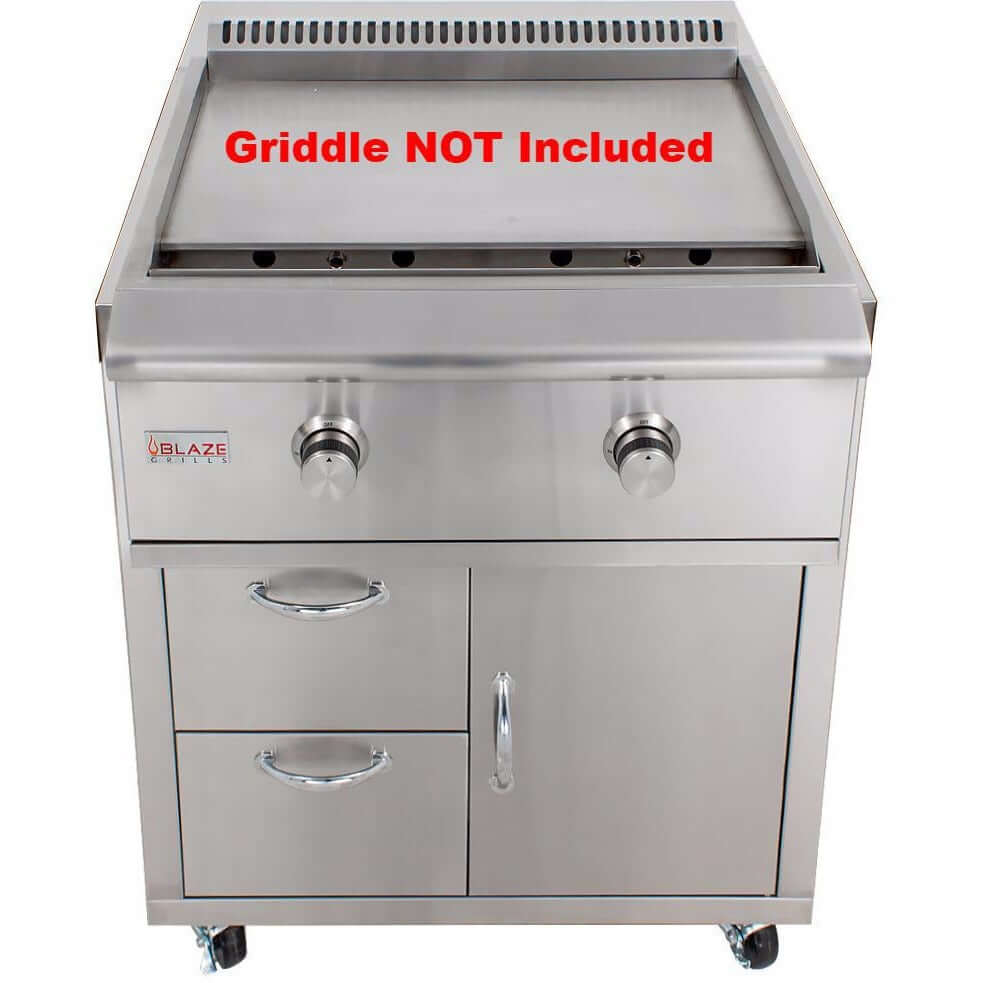Blaze Cart for Gas Griddle SKU BLZ-GRIDDLE-CART