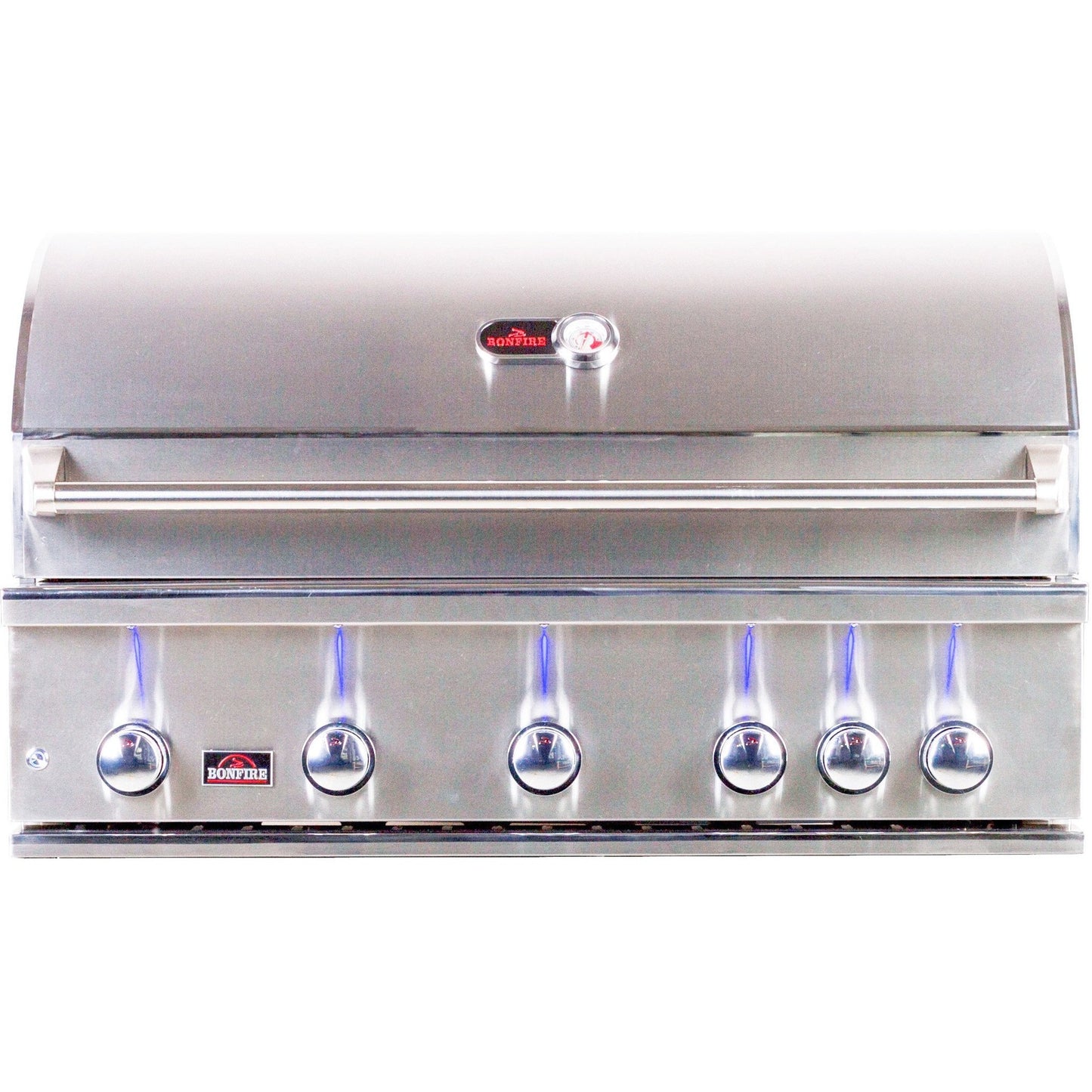 Bonfire 42-Inch 5 Burner Built In Gas Grill W/ Rotisserie Kit - CBB500 - Front View